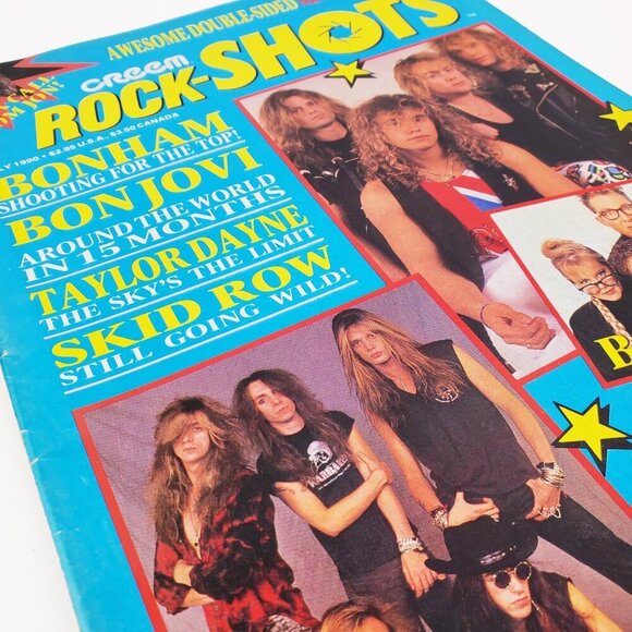 Creem Rock Shots Magazine New Kids on Block NKOTB Skid Row Bon Jovi July 1990 - Picture 12 of 12